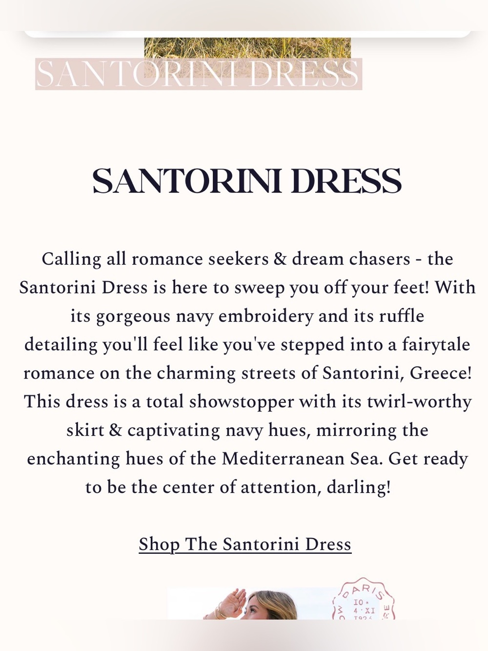 Ivy City Co Santorini tiered dress, 100%, cotton, embroidered flower details. - Picture 3 of 13